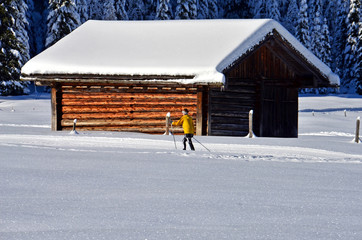 Schigebiet Postalm zwischen Abtenau und Strobl am Wolfgangsee (Salzkammergut, Salzburg,...