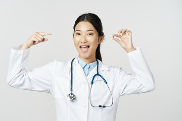 young doctor with stethoscope