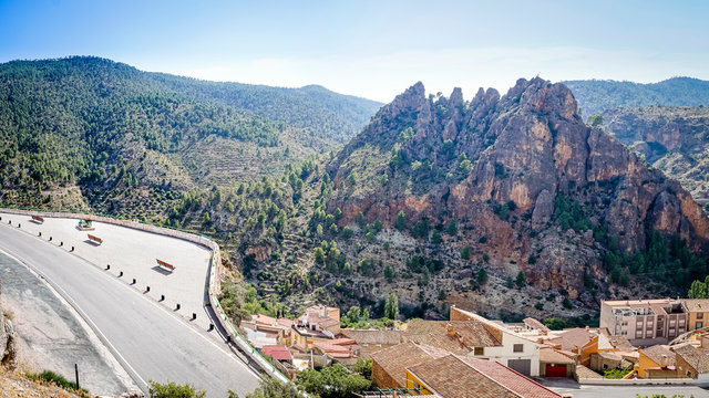 view of the town of Ayna in Albacete