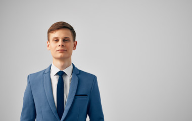 portrait of a businessman isolated on white