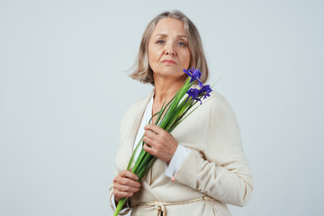 woman with bottle of champagne