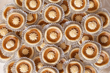 Mini Pumpkin Pie Cups © Mary Perry
