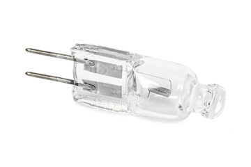 G4 halogen bulb on white background