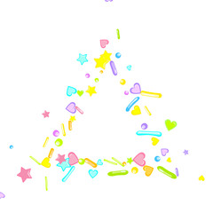 Sprinkles grainy. Cupcake dessert bakery confetti