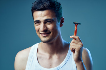 man with hammer and nail