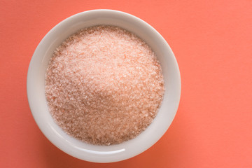 Pink Himalayan Salt in a Bowl