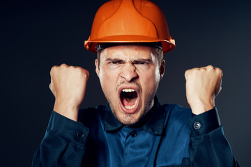 portrait of construction worker