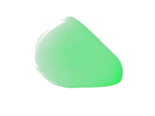 Texture of spilled water. Water on white background. Spilled water puddle isolated on white background.