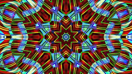 Kaleidoscope Mandala Art Design Abstract Background