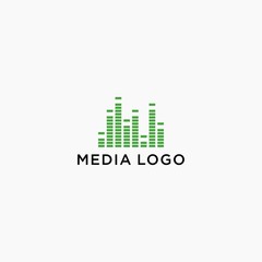 Fototapeta premium media logo premium