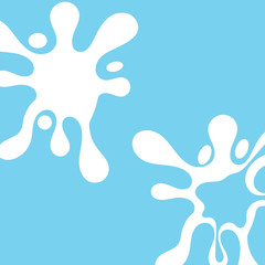 Splash MILK vector illustration Background design template