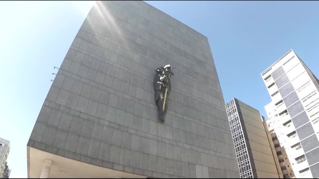 Palace of justice, Courthouse (Porto Alegre, Brazil) Panorama, Video Footage