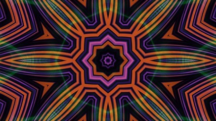 Kaleidoscope Mandala Art Design Abstract Background