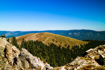 Fototapeta na wymiar View from Deception Peak in Santa Fe, NM