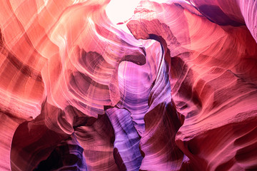 Antelope Canyon in the light