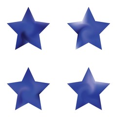 Kit of pentagram abstract backgrounds.