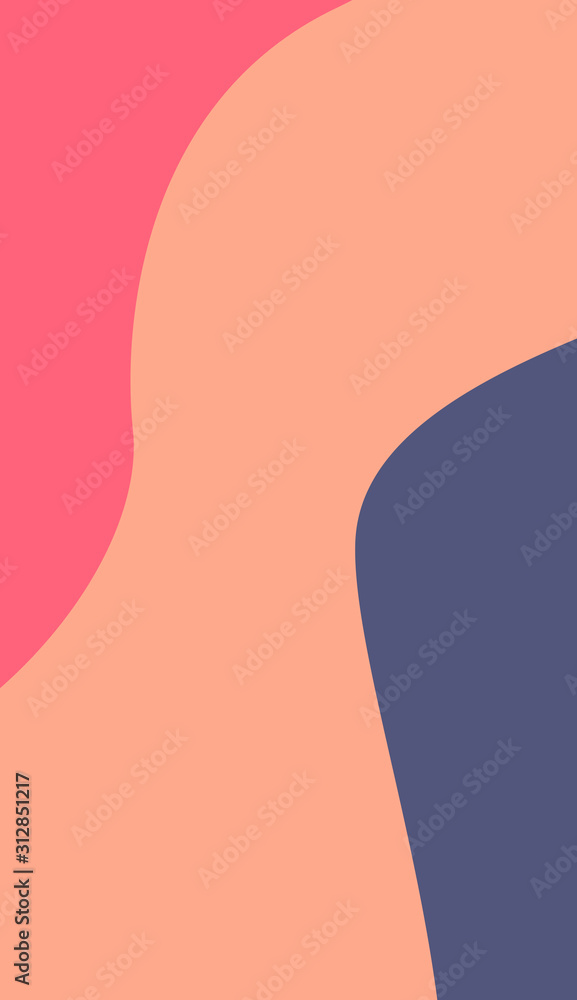 Aufkleber dynamic background with fluid shapes. modern concept for minimalist poster design. abstract flat des