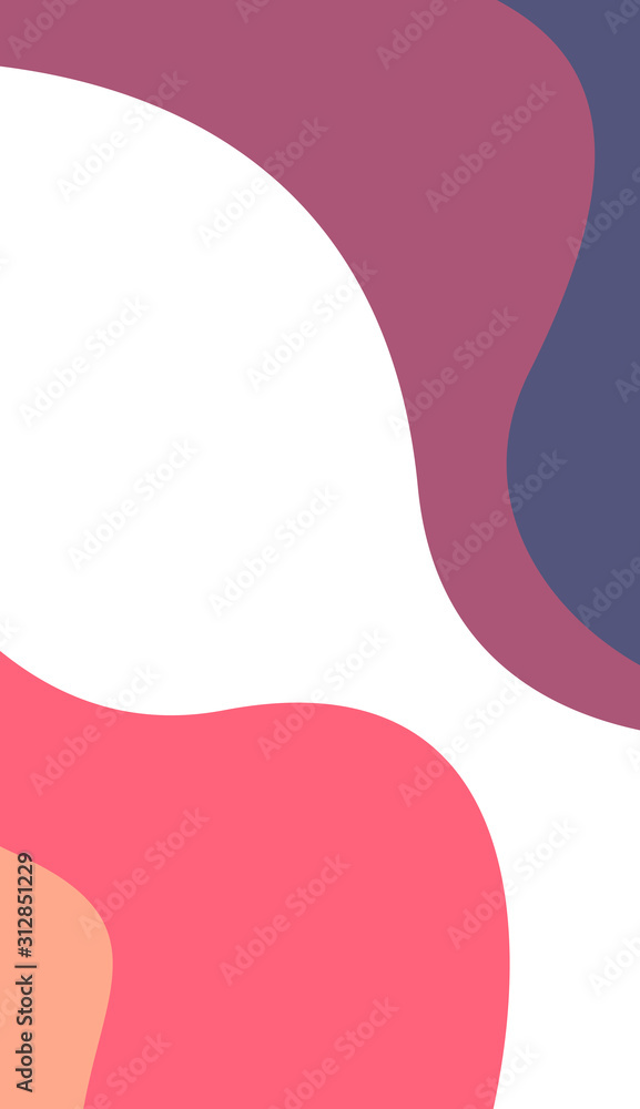 Poster dynamic background with fluid shapes. modern concept for minimalist poster design. abstract flat des