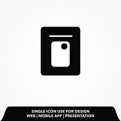 CPU icon illustration isolated vector sign symbol