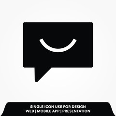icon funny chat graphic design icon vector illustration