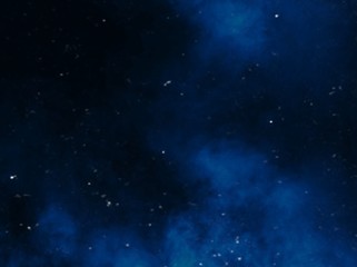 Fototapeta na wymiar Smoke blue group on dark background design concept in starry sky with stars