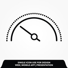Speedometer icon design vector illustration