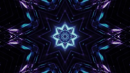 Kaleidoscope Mandala Art Design Abstract Background