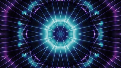 Naklejka premium Kaleidoscope Mandala Art Design Abstract Background