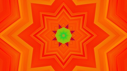 Kaleidoscope Mandala Art Design Abstract Background