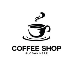 Obraz na płótnie Canvas Coffee logo, Coffee shop, Premium coffee logo vector