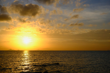 Sunrise/Sunset Over the Ocean in Thailand