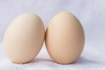 Two eggs.