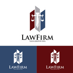 Law Firm Logo, Lawyers Logo Vector Template
