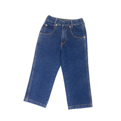 jean or blue jeans with concept on white background new.