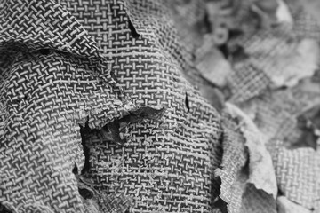 Ashes, fabric texture
