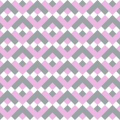 Abstract pink and grey geometric zigzag texture on a white background. Vector illustration.