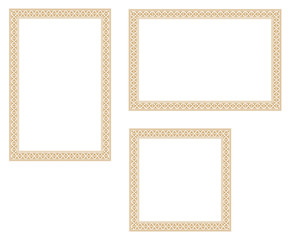 Decorative frame.A frame that gave a change in size to the same design.Good frame for a4 size paper.Certificate frame.