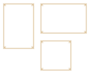 Decorative frame.A frame that gave a change in size to the same design.Good frame for a4 size paper.Certificate frame.