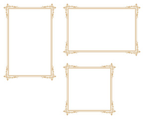 Decorative frame.A frame that gave a change in size to the same design.Good frame for a4 size paper.Certificate frame.