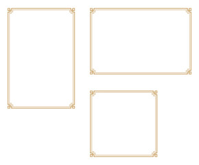 Decorative frame.A frame that gave a change in size to the same design.Good frame for a4 size paper.Certificate frame.