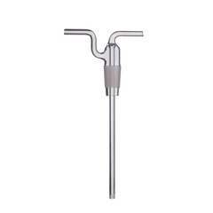 lab or Empty Adapter for chemistry laboratory isolated on a white background.