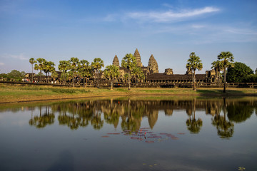 Fototapeta na wymiar Angkor Wat is a temple complex in Siem Reap, Cambodia.