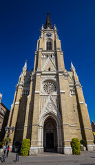 Fototapeta na wymiar The Name of Mary Church - Vojvodina, Serbia