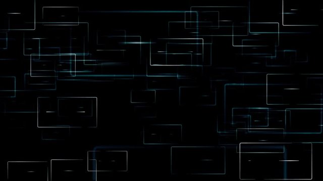 Abstract square cube animated motion BACKGROUND LOOPS