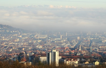 Fototapeta premium Feinstaubalarm Stuttgart