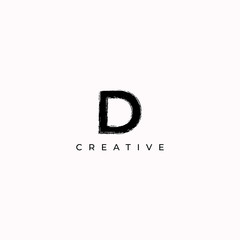 D creative letter logo design full vector eps for use any purpose 