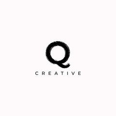Q creative letter logo design full vector eps for use any purpose 