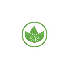 Green leaf logo