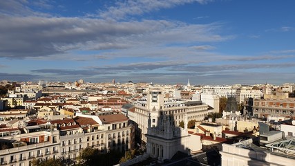 Fototapeta na wymiar panoramic view of Madrid