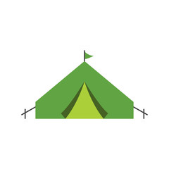 Camping icon design template vector isolated